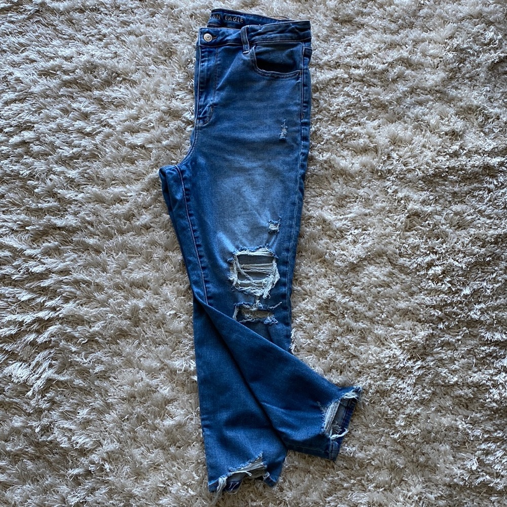 ✨ AE Destroyed Super High-Rise Jegging✨